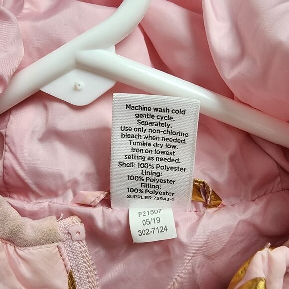 Okie Dokie Puffer Coat Pink Hearts Size 3T - Picture 7 of 7